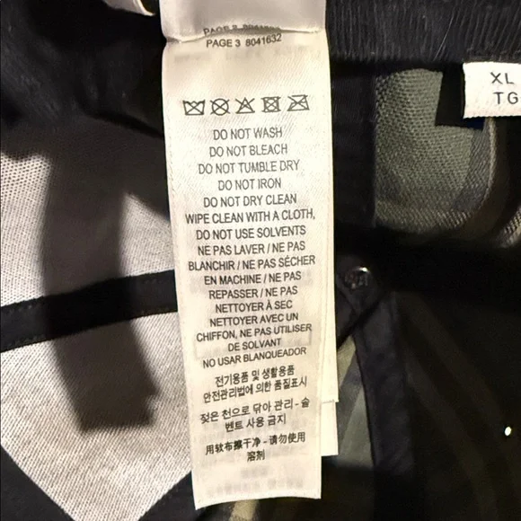 Authentic Burberry Olive and Brown Plaid Cap - Picture 8 of 16